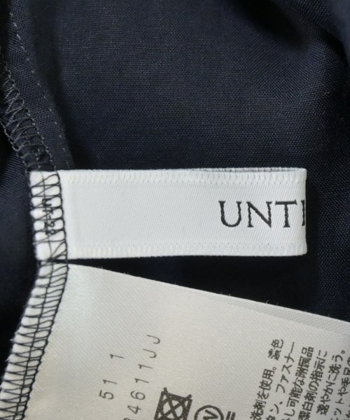 UNTITLED（アンタイトル）ブラウス 紺 サイズ:0(XS位) レディース/2200695585051