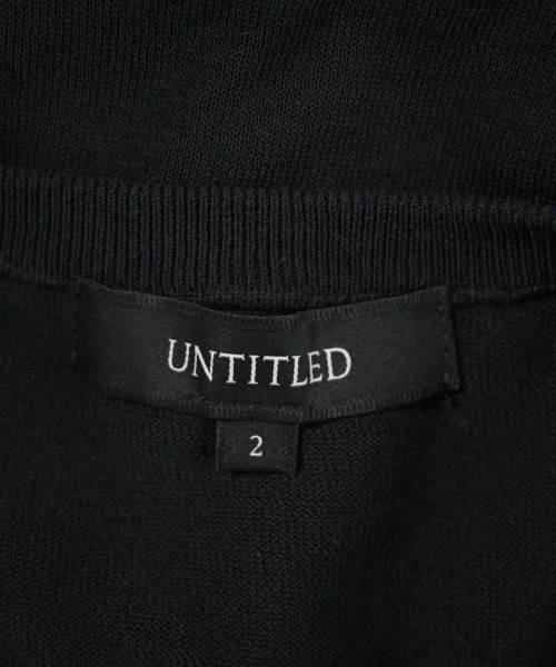 UNTITLED（アンタイトル）カーディガン 黒 サイズ:2(M位) レディース/2200700064014