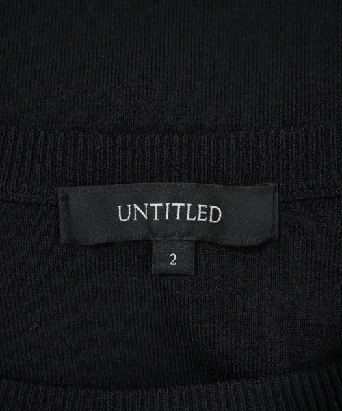 UNTITLED（アンタイトル）ニット・セーター 黒 サイズ:2(M位) レディース/2200700064021