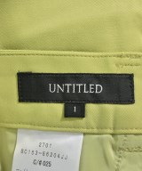 UNTITLED（アンタイトル）スラックス 緑 サイズ:1(S位) レディース/2200697109170