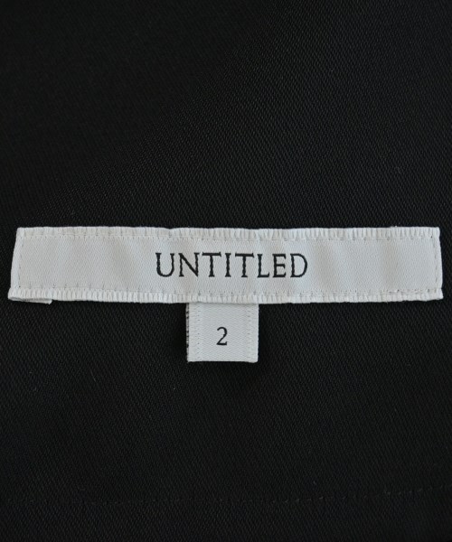 UNTITLED（アンタイトル）スラックス 黒 サイズ:2(M位) レディース/2200697864031