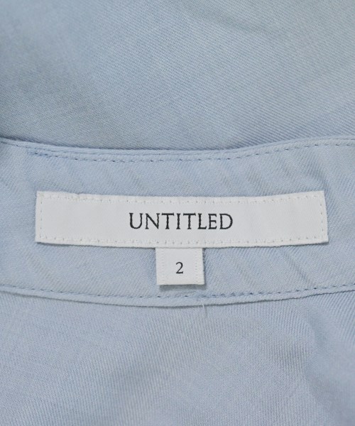 UNTITLED（アンタイトル）ブラウス 青 サイズ:2(M位) レディース/2200697864086