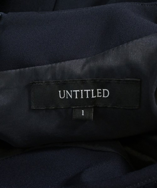 UNTITLED（アンタイトル）ワンピース 紺 サイズ:1(S位) レディース/2200696972027