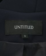 UNTITLED（アンタイトル）ノーカラージャケット 紺 サイズ:2(M位) レディース/2200696972034