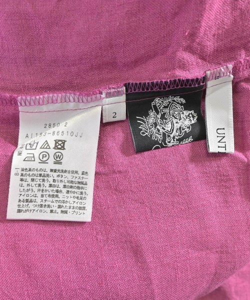 UNTITLED（アンタイトル）カジュアルシャツ ピンク サイズ:F レディース/2200697491015