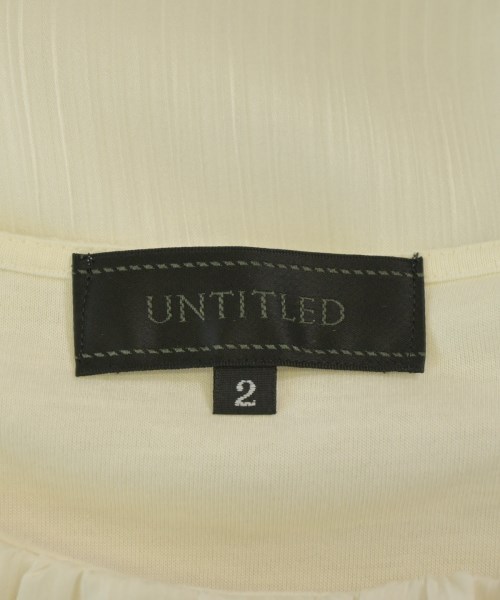 UNTITLED（アンタイトル）ブラウス 白 サイズ:2(M位) レディース/2200700171095