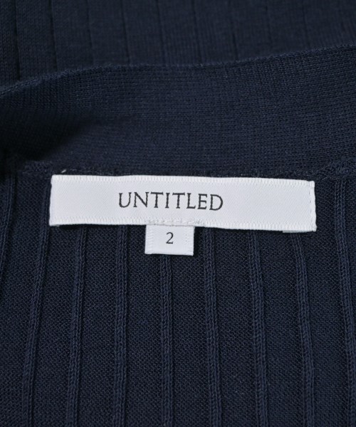 UNTITLED（アンタイトル）カーディガン 紺 サイズ:2(M位) レディース/2200699307086