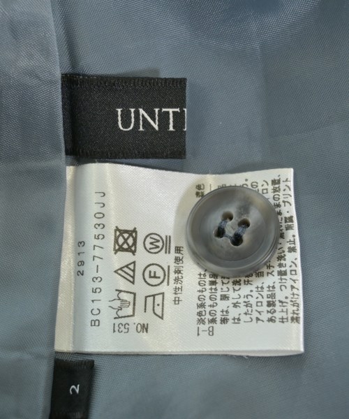 UNTITLED（アンタイトル）ロング・マキシ丈スカート 青 サイズ:2(M位) レディース/2200654628010