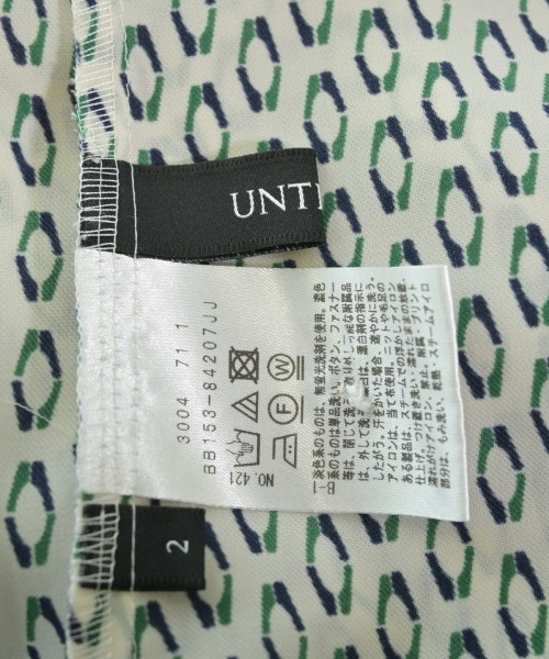 UNTITLED（アンタイトル）カジュアルシャツ 白 サイズ:2(M位) レディース/2200654628058