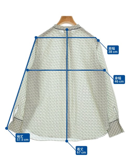 UNTITLED（アンタイトル）カジュアルシャツ 白 サイズ:2(M位) レディース/2200654628058