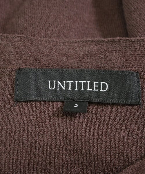 UNTITLED（アンタイトル）カーディガン 茶 サイズ:2(M位) レディース/2200645168198
