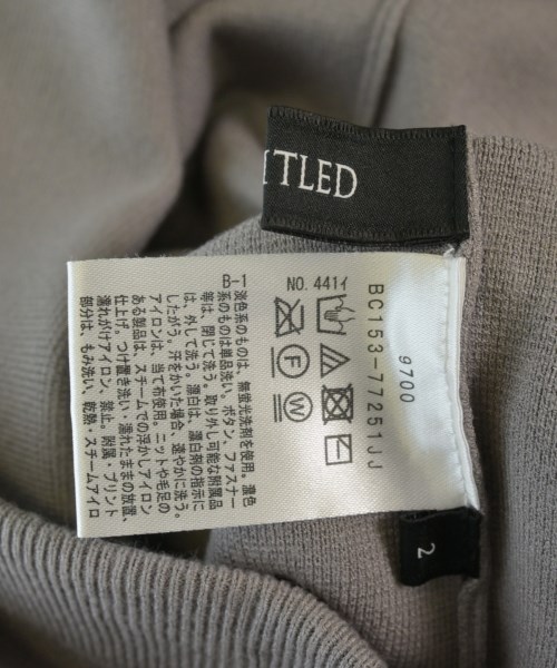 UNTITLED（アンタイトル）ロング・マキシ丈スカート グレー サイズ:-(M位) レディース/2200650698031