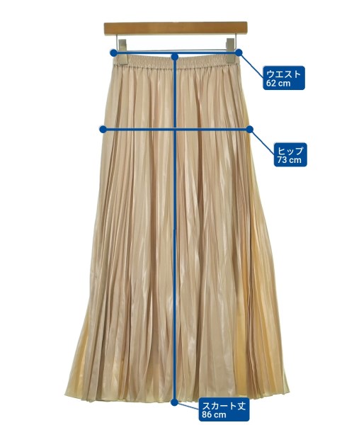 UNTITLED（アンタイトル）ロング・マキシ丈スカート ピンク サイズ:1(S位) レディース/2200655106012