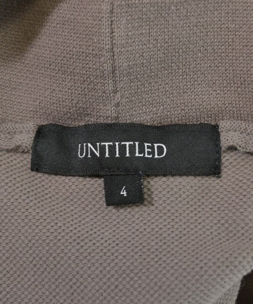 UNTITLED（アンタイトル）パーカー グレー サイズ:4(XL位) レディース/2200649563036