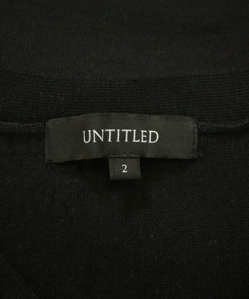 UNTITLED（アンタイトル）ニット・セーター 黒 サイズ:2(M位) レディース/2200640025144