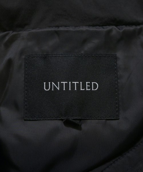 UNTITLED（アンタイトル）ダウンジャケット/ダウンベスト 黒 サイズ:1(S位) レディース/2200644937030