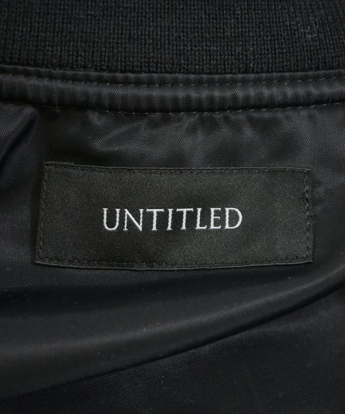 UNTITLED（アンタイトル）ミリタリーブルゾン 黒 サイズ:XS レディース/2200644937047