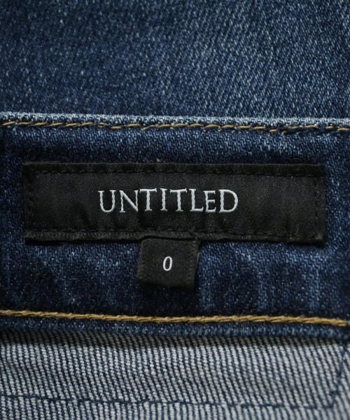 UNTITLED（アンタイトル）デニムパンツ 青 サイズ:0(XS位) レディース/2200644937139