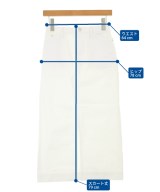 UNTITLED（アンタイトル）ロング・マキシ丈スカート 白 サイズ:0(XS位) レディース/2200644937177