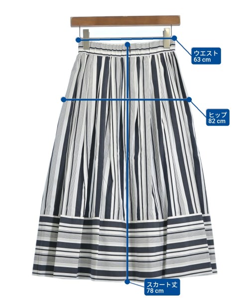 UNTITLED（アンタイトル）ロング・マキシ丈スカート 白 サイズ:0(XS位) レディース/2200644937207