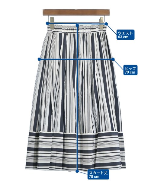 UNTITLED（アンタイトル）ロング・マキシ丈スカート 白 サイズ:0(XS位) レディース/2200644937207