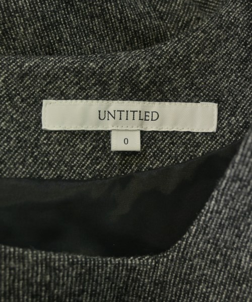 UNTITLED（アンタイトル）ワンピース グレー サイズ:0(XS位) レディース/2200644937252