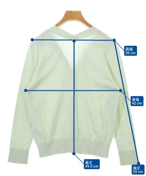 UNTITLED（アンタイトル）カーディガン 緑 サイズ:0(XS位) レディース/2200644937429