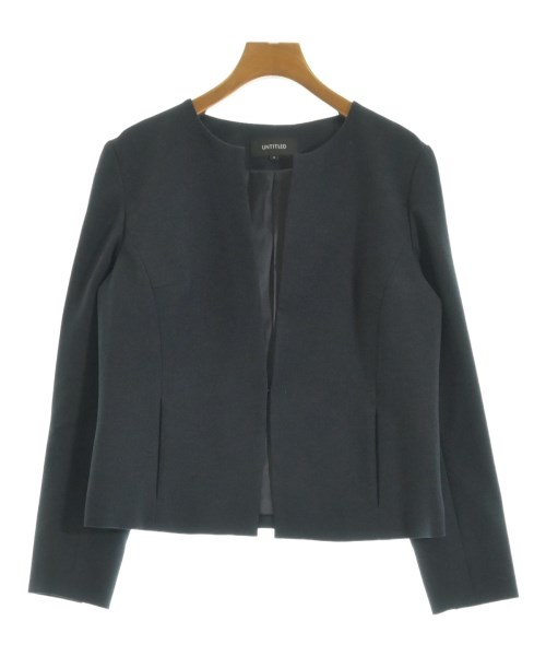 UNTITLED(アンタイトル)ノーカラージャケット 紺 サイズ:4(XL位)/2200649060061