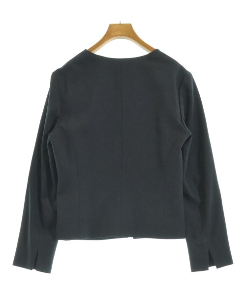 UNTITLED（アンタイトル）ノーカラージャケット 紺 サイズ:4(XL位) レディース/2200649060061