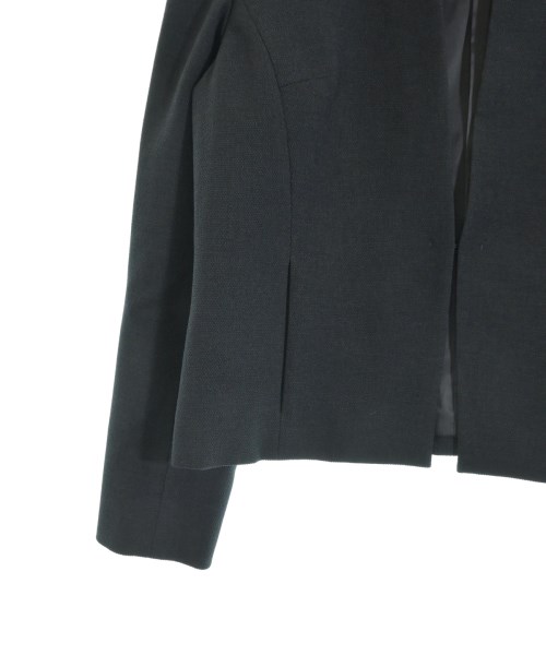 UNTITLED（アンタイトル）ノーカラージャケット 紺 サイズ:4(XL位) レディース/2200649060061