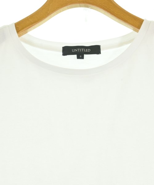 UNTITLED（アンタイトル）Tシャツ・カットソー 白 サイズ:0(XS位) レディース/2200650355033