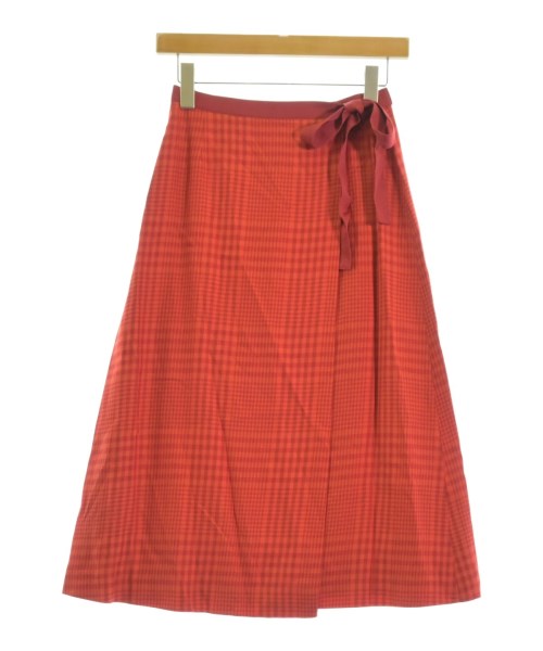 UNTITLED(アンタイトル)ロング・マキシ丈スカート 赤 サイズ:0(XS位)/2200650355095