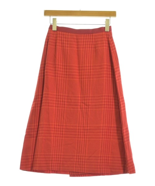 UNTITLED（アンタイトル）ロング・マキシ丈スカート 赤 サイズ:0(XS位) レディース/2200650355095