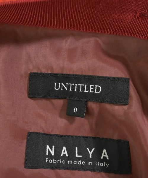 UNTITLED（アンタイトル）ロング・マキシ丈スカート 赤 サイズ:0(XS位) レディース/2200650355095