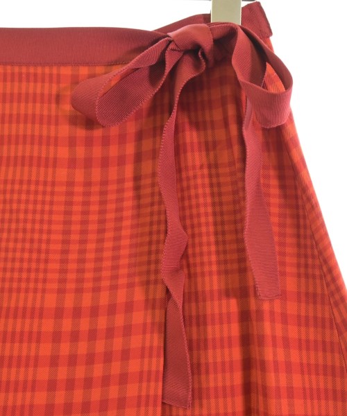 UNTITLED（アンタイトル）ロング・マキシ丈スカート 赤 サイズ:0(XS位) レディース/2200650355095