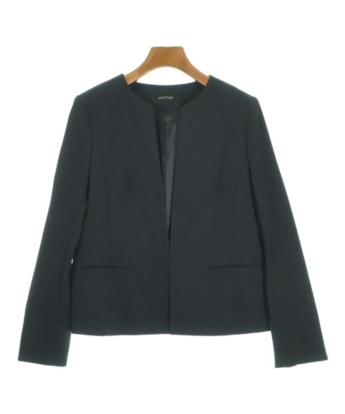 UNTITLED(アンタイトル)ノーカラージャケット 紺 サイズ:M/2200650464025