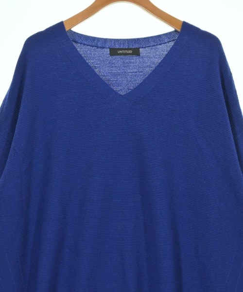 UNTITLED（アンタイトル）ニット・セーター 青 サイズ:3L レディース/2200650122109