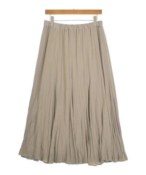 UNTITLED(アンタイトル)ロング・マキシ丈スカート ベージュ サイズ:2L(L位)/2200650122246