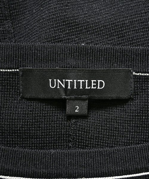 UNTITLED（アンタイトル）ニット・セーター 黒 サイズ:2(M位) レディース/2200647291115