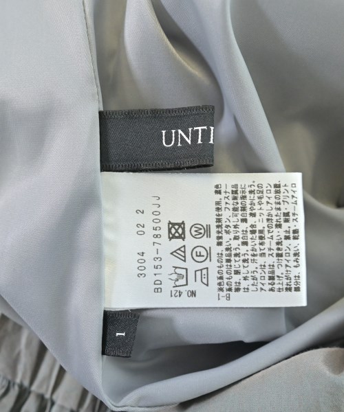 UNTITLED（アンタイトル）ロング・マキシ丈スカート グレー サイズ:1(S位) レディース/2200657077051