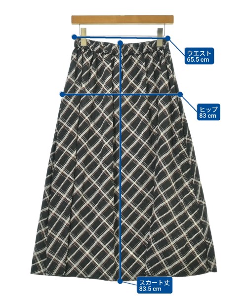 UNTITLED（アンタイトル）ロング・マキシ丈スカート 黒 サイズ:M レディース/2200646406176