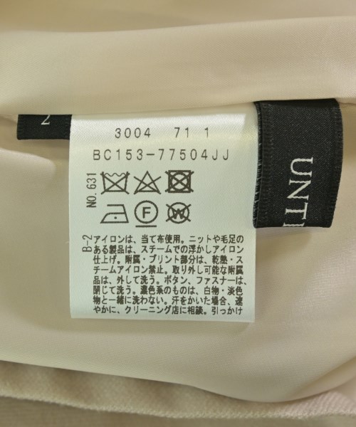 UNTITLED（アンタイトル）ロング・マキシ丈スカート ベージュ サイズ:2(M位) レディース/2200646406305