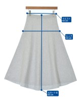 UNTITLED（アンタイトル）ロング・マキシ丈スカート グレー サイズ:2(M位) レディース/2200646406404