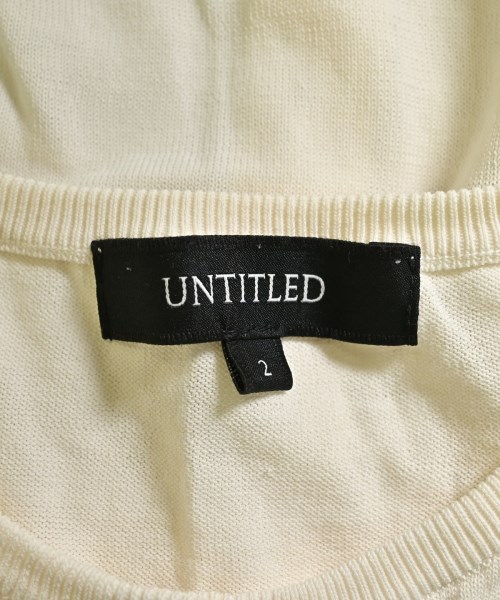 UNTITLED（アンタイトル）カーディガン 白 サイズ:2(M位) レディース/2200646406671