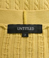 UNTITLED（アンタイトル）カーディガン 黄 サイズ:2(M位) レディース/2200646406695