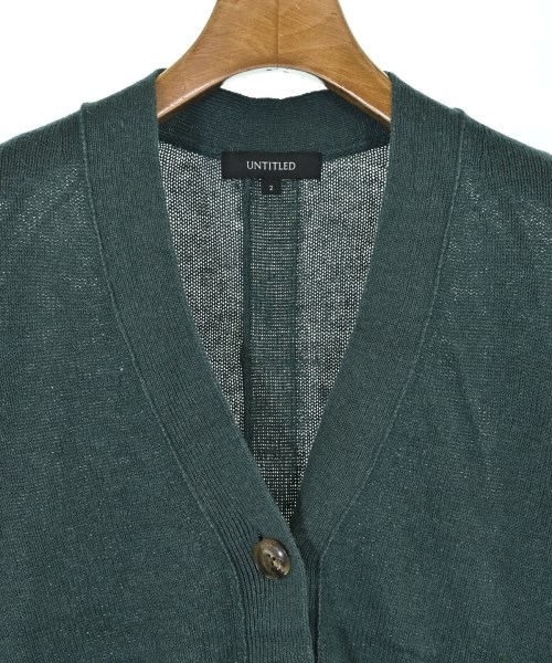 UNTITLED（アンタイトル）カーディガン 緑 サイズ:2(M位) レディース/2200646406701