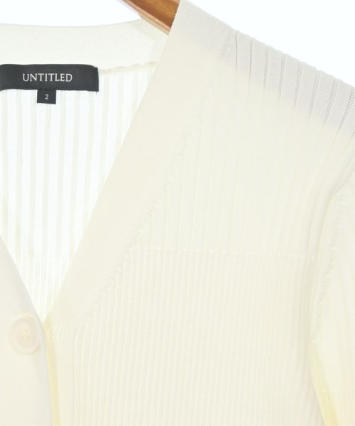 UNTITLED（アンタイトル）カーディガン 白 サイズ:2(M位) レディース/2200646406725