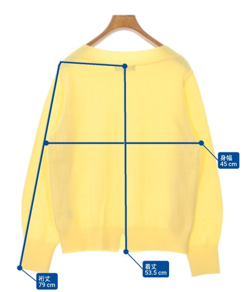 UNTITLED（アンタイトル）ニット・セーター 黄 サイズ:2(M位) レディース/2200646406787