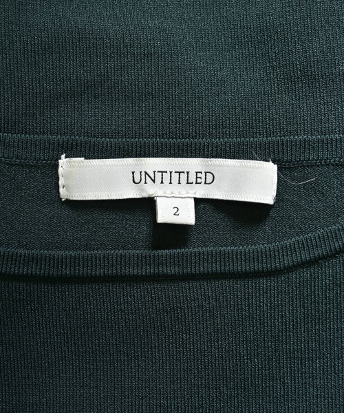 UNTITLED（アンタイトル）ニット・セーター 緑 サイズ:2(M位) レディース/2200646406824