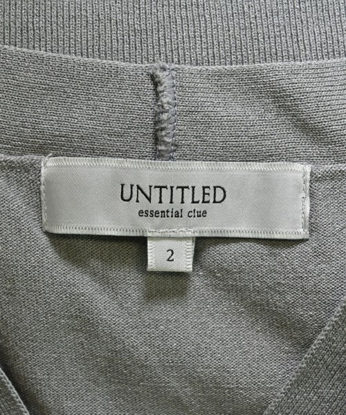 UNTITLED（アンタイトル）ニット・セーター グレー サイズ:2(M位) レディース/2200646406848